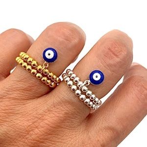 Evil Eye Stacking Rings
